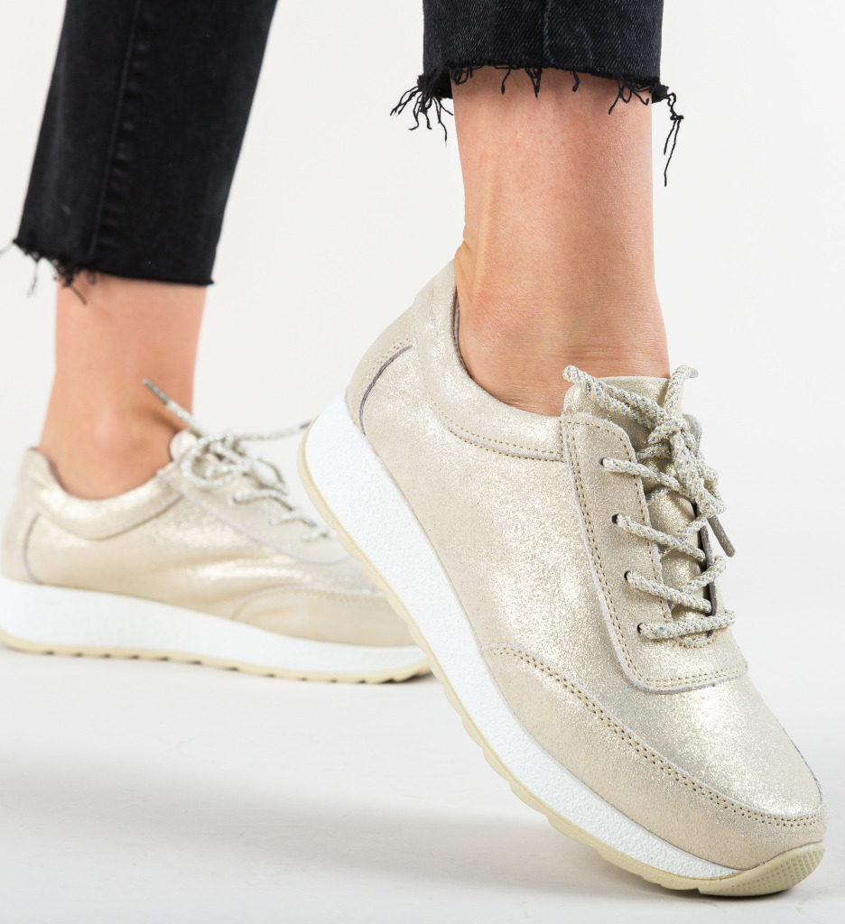 Pantofi Casual Velma Aurii