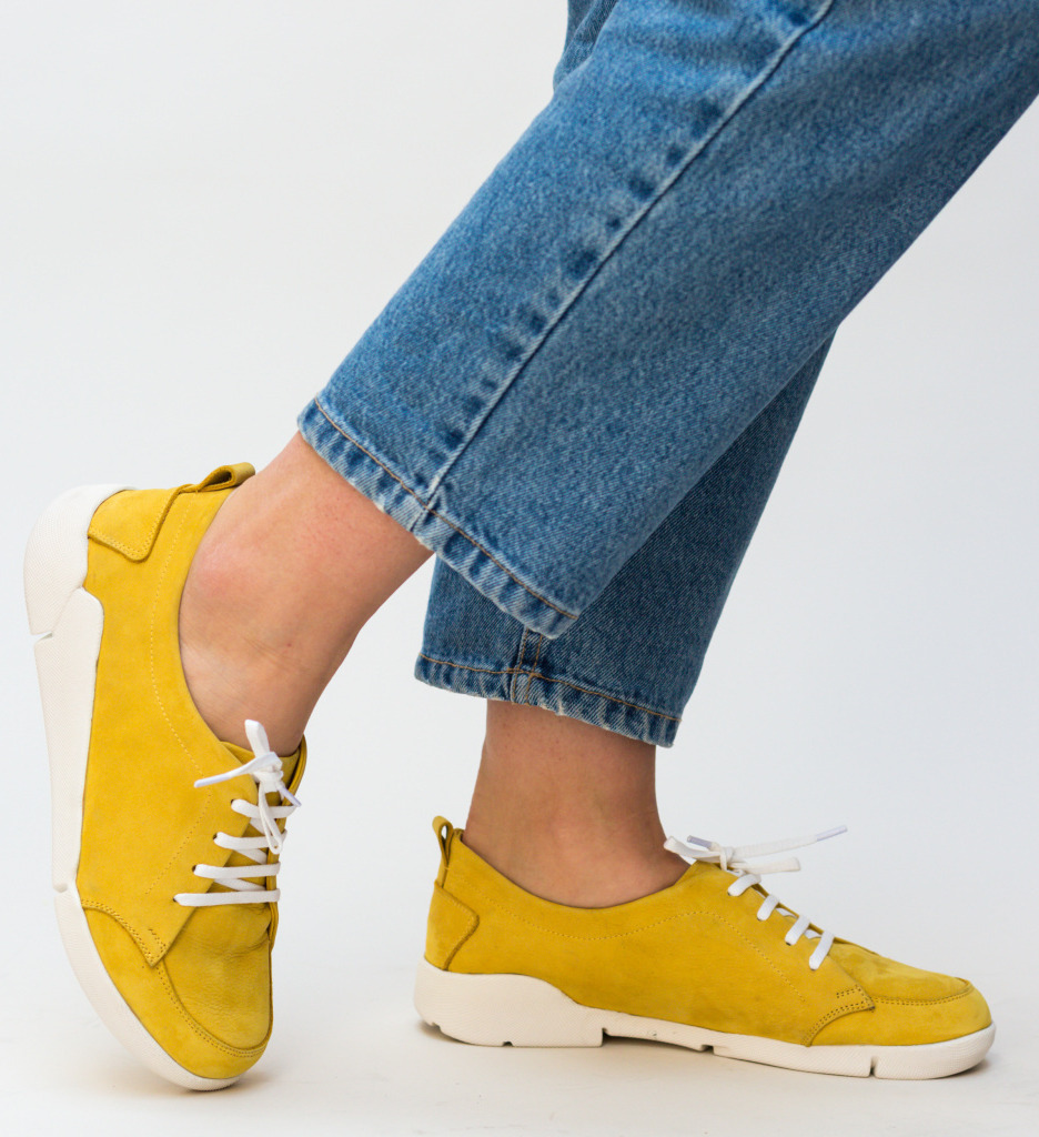 Pantofi Casual Viena Galbeni