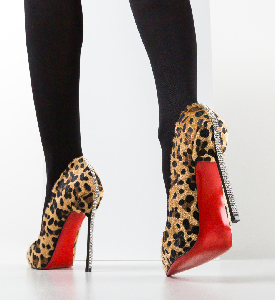 Pantofi dama blade leopard