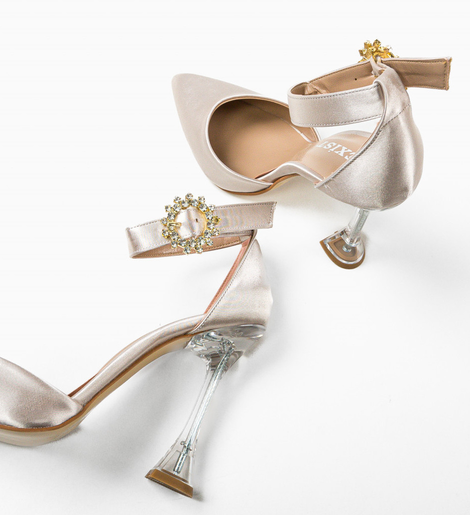Pantofi dama nonac gri 3