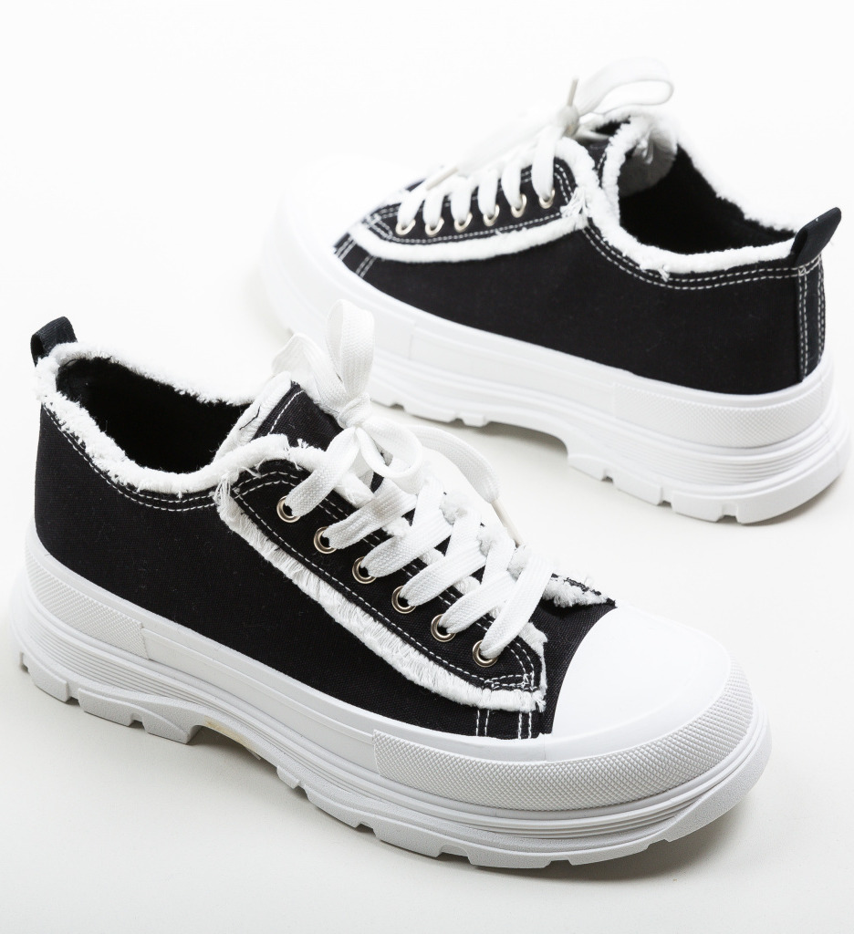 Poze Pantofi Sport Court Negri depurtat.ro 
