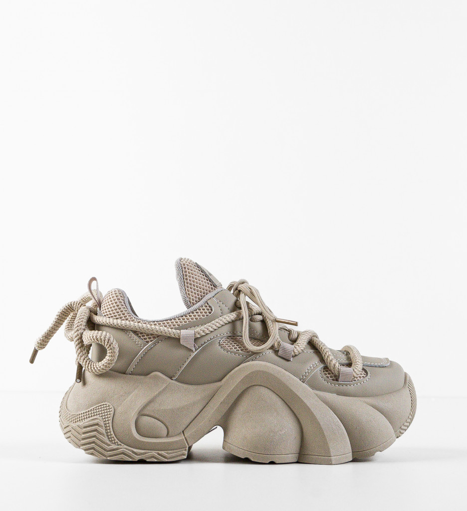 Sneakers dama aculbria bej