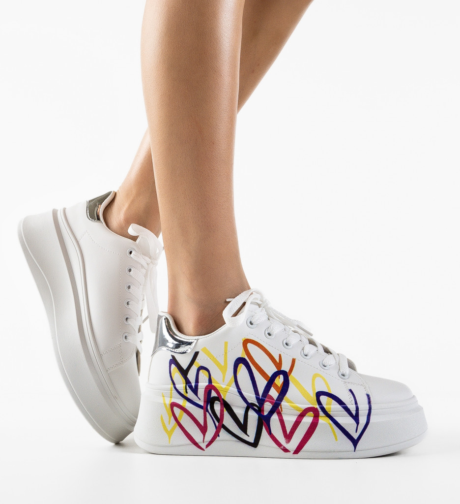 Poze Sneakers dama Argentina Argintii DePurtat