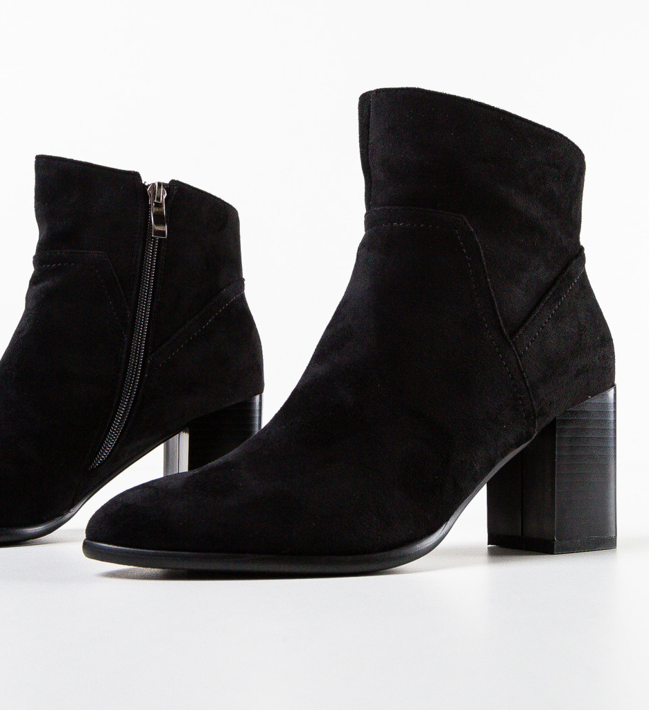 Poze Botine dama Booker Negre depurtat.ro 