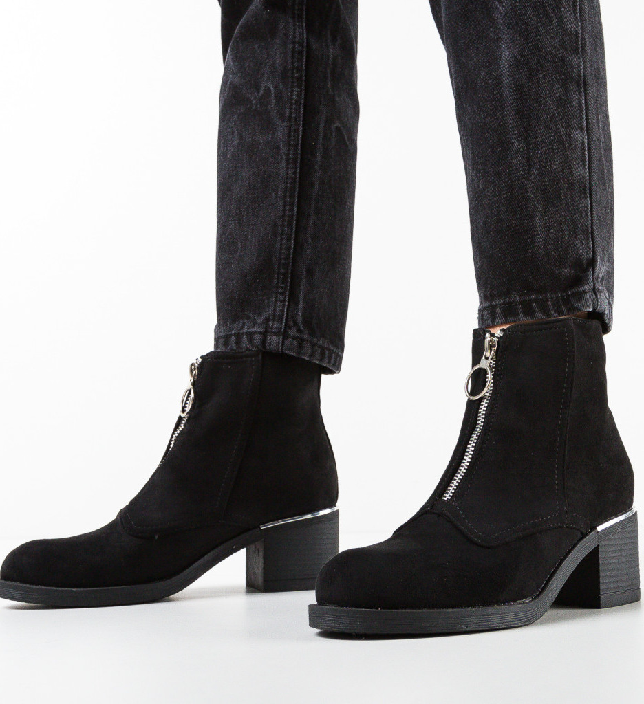 Botine dama flynn negre