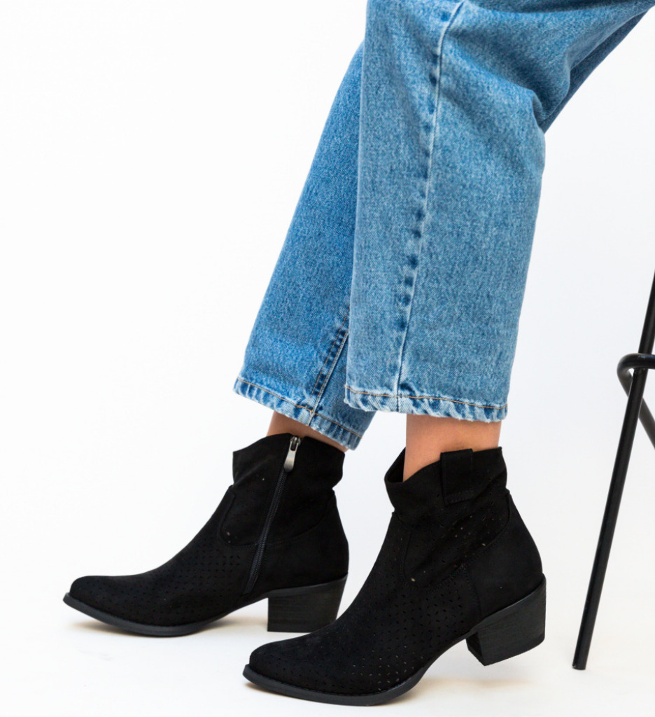 Botine Scarlet Negre