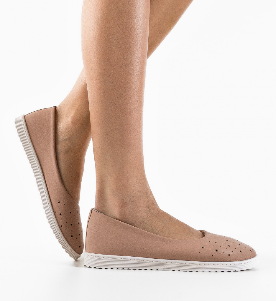 Poze Espadrile Casual Tribac Roz DePurtat