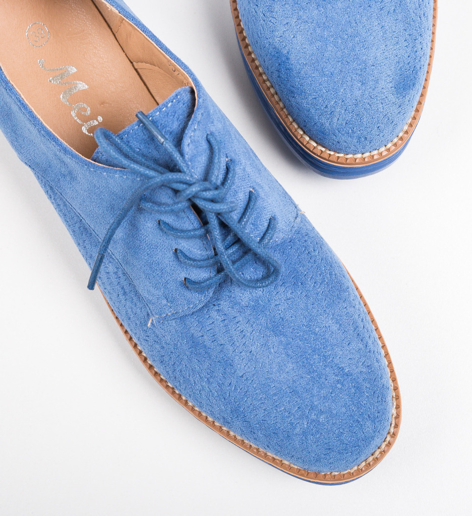 Poze Pantofi Casual Benit Albastri depurtat.ro 