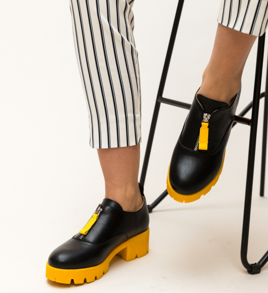 Pantofi Casual Corola Galbeni