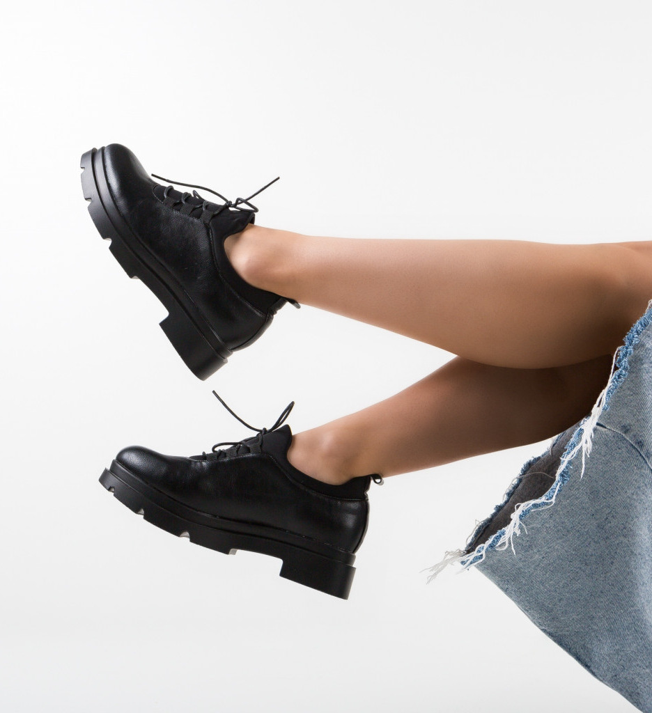 Pantofi casual dama activity negri