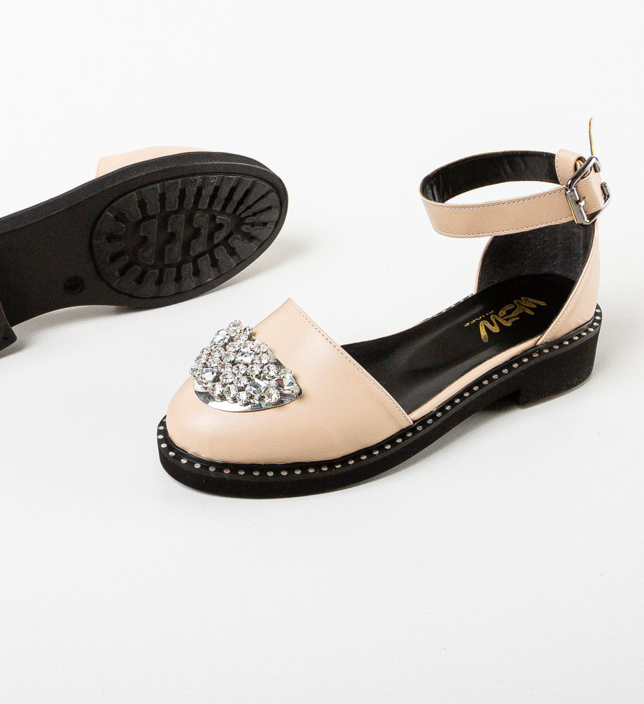 Pantofi casual dama mnoua bej