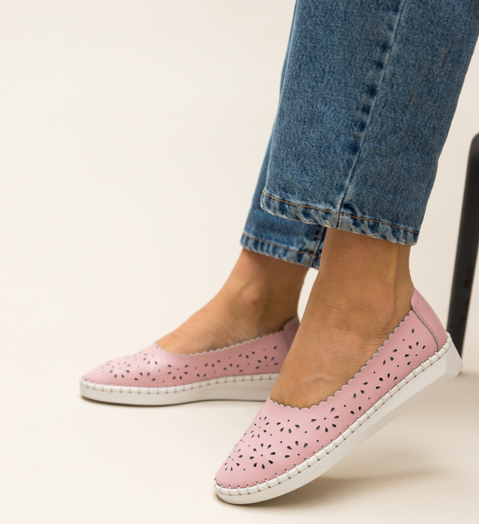 Pantofi casual egipt roz