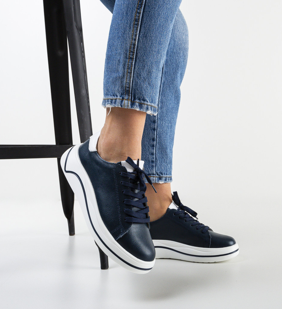 Pantofi casual enya bleumarin