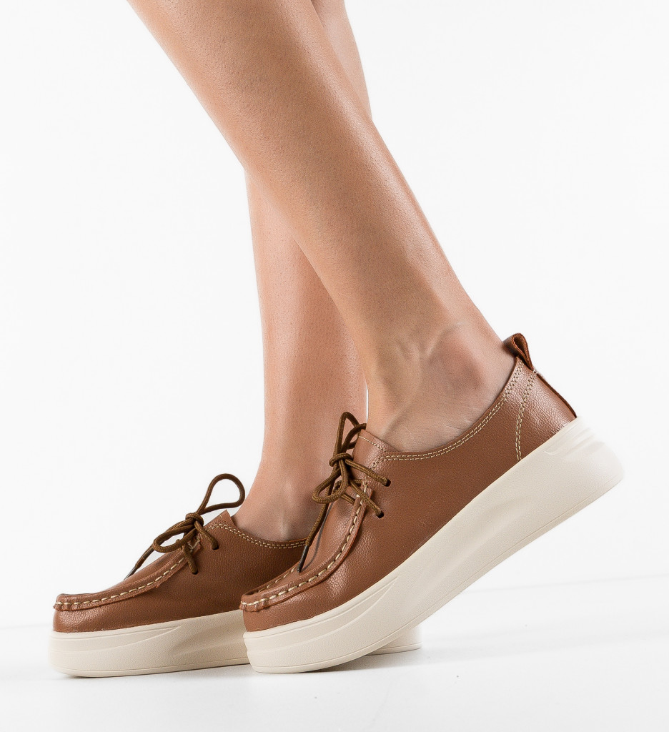 Poze Pantofi Casual Jange Camel DePurtat