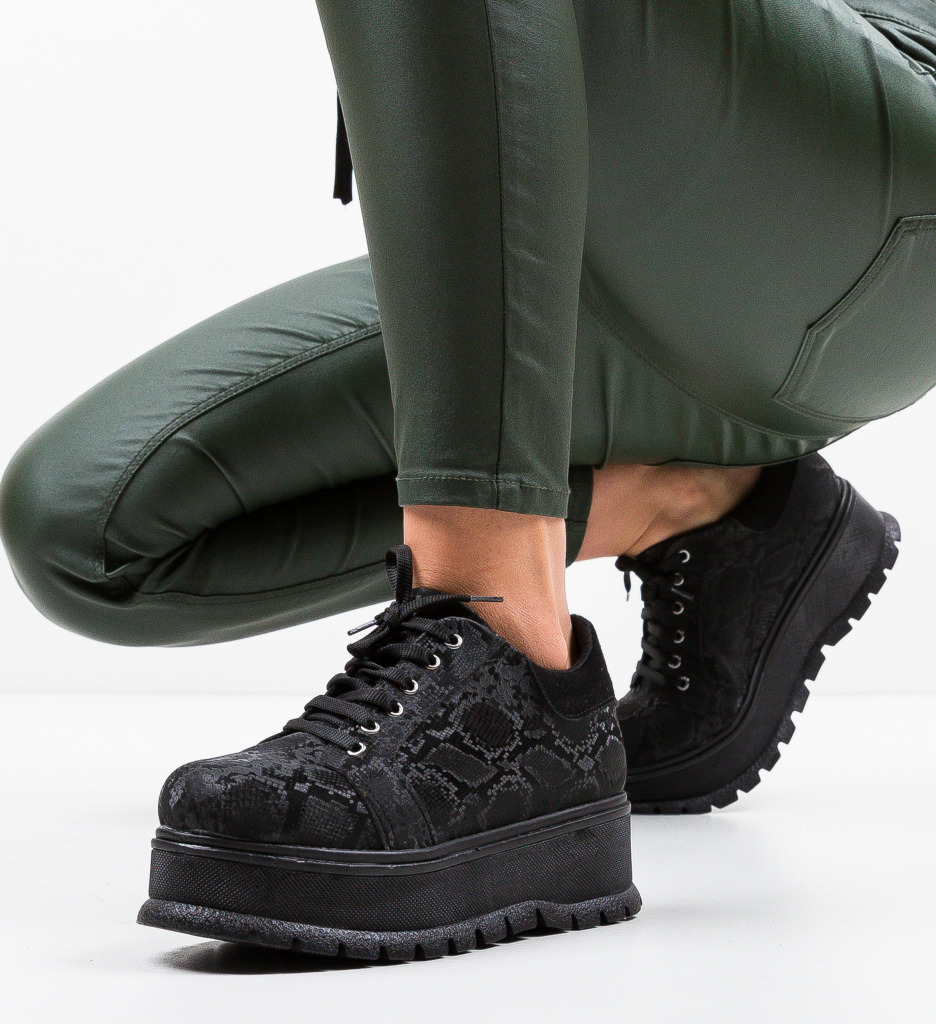 Pantofi casual kislev negri 5