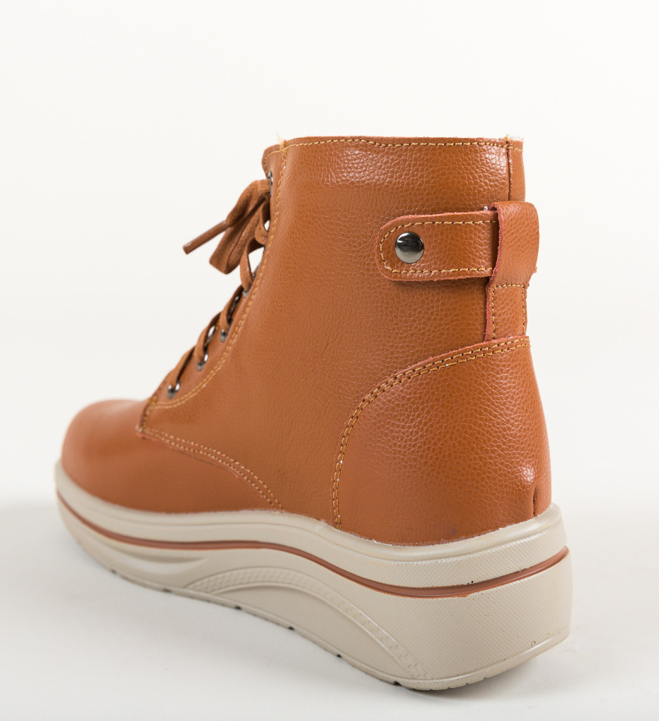 Pantofi Casual Lakiob Camel - 4 | YEO