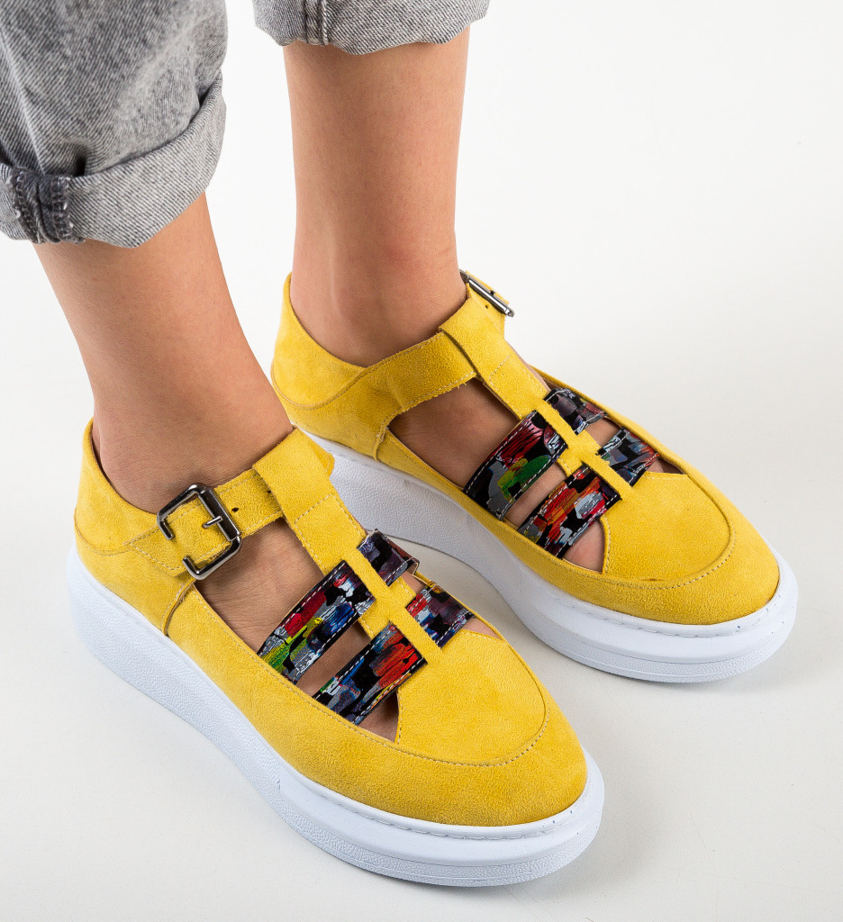 Pantofi Casual Sonicx Galbeni 2