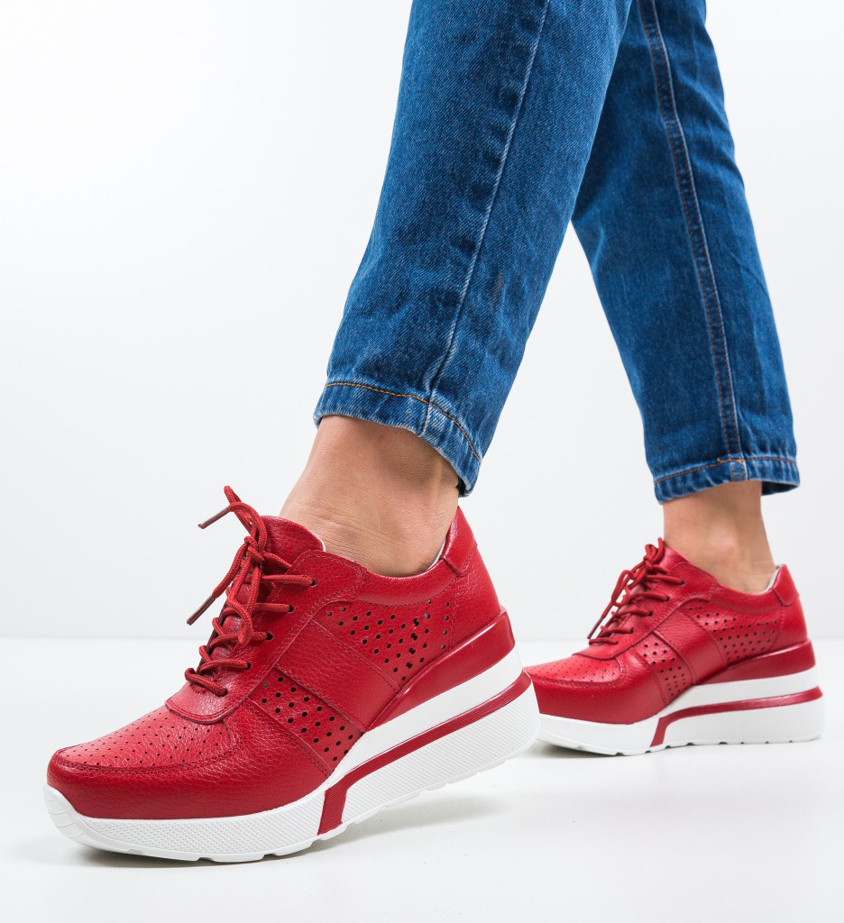 Pantofi Casual Viop Rosii
