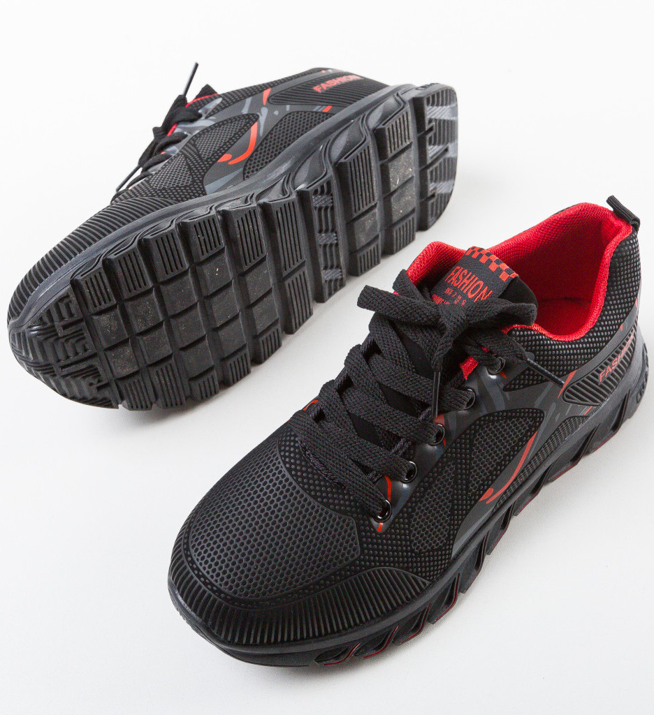 Poze Pantofi Sport Cain Negri depurtat.ro 