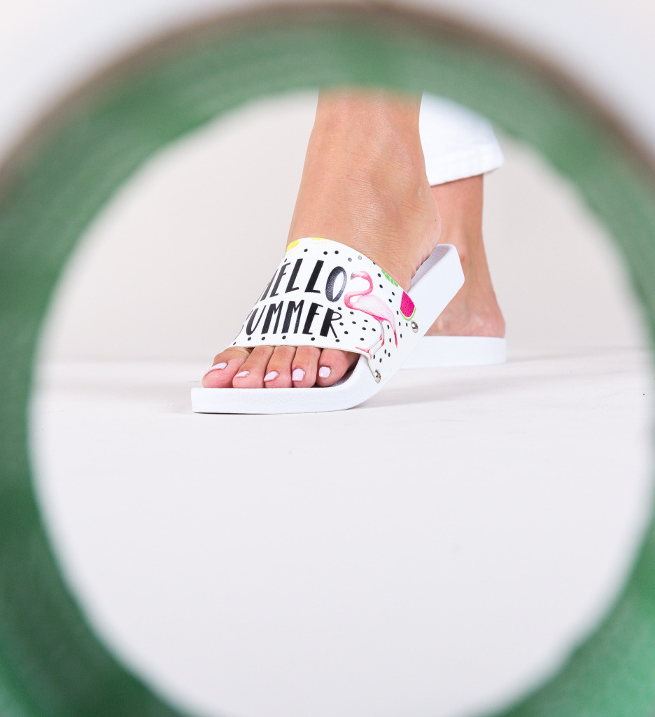 Papuci Flamingo Albi 2
