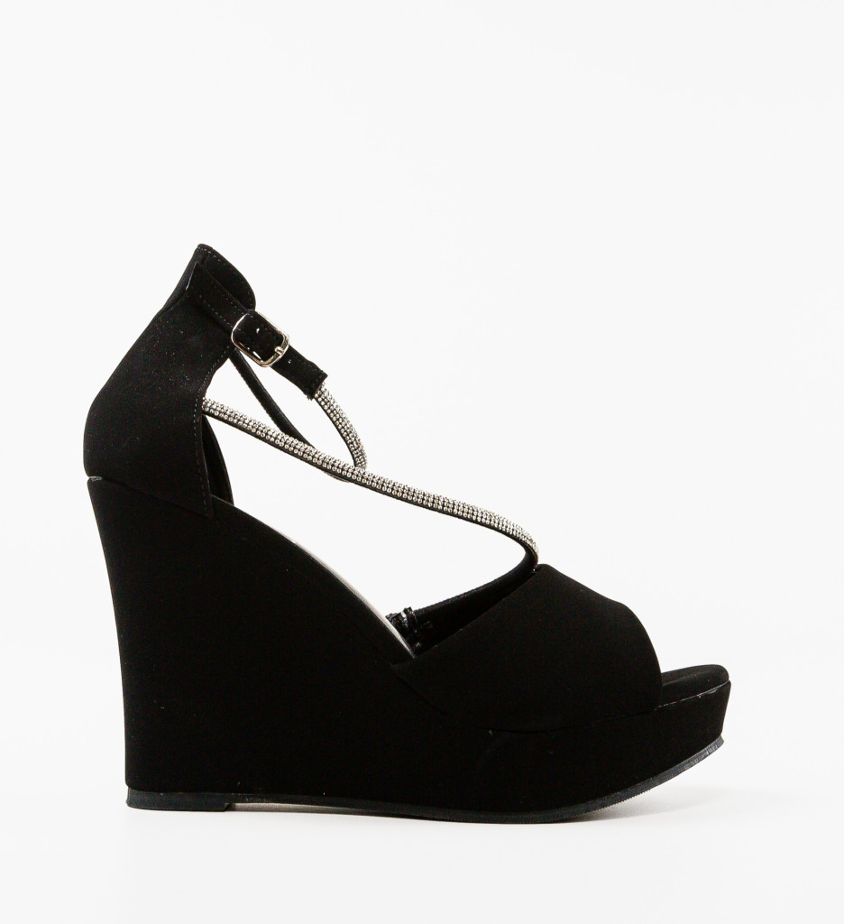 Poze Platforme dama Netet Negre DePurtat