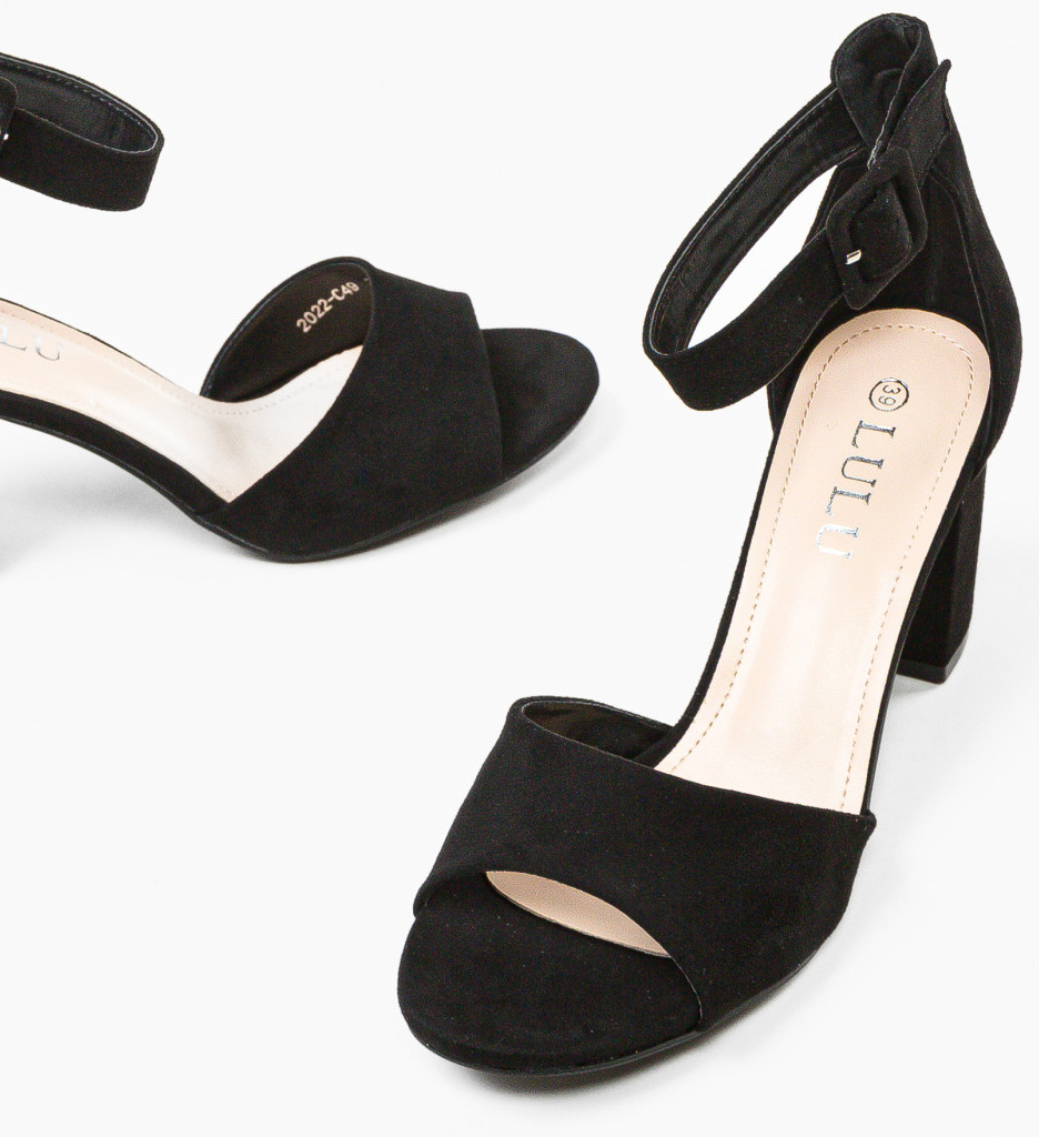 Poze Sandale dama Portuguese Negre depurtat.ro 
