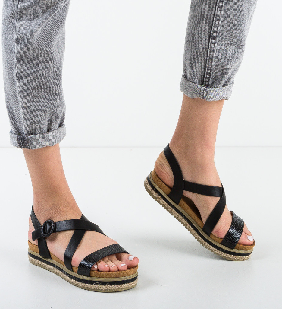 Sandale wersako negre