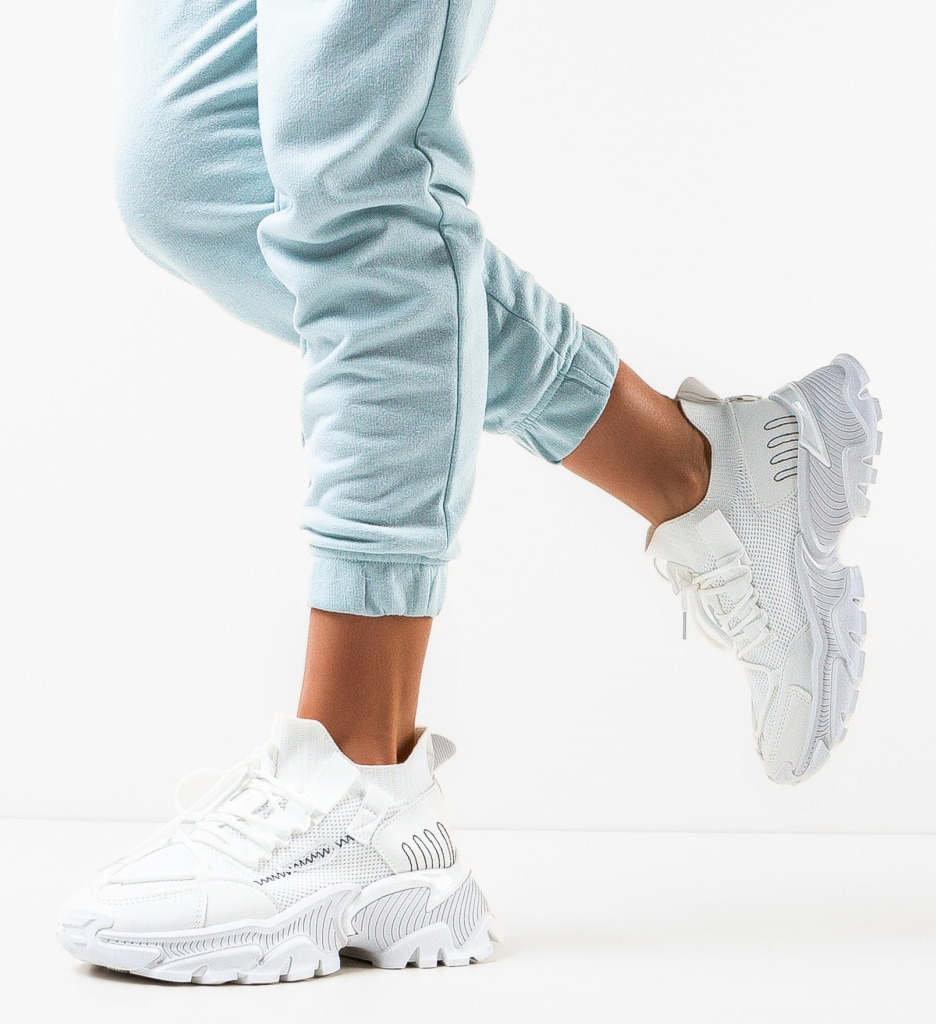 Sneakers dama oriem albi
