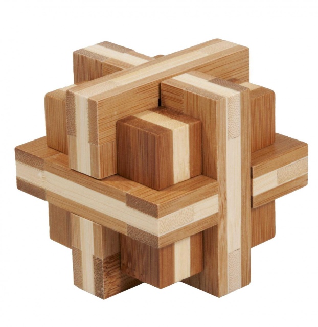 Joc logic IQ 3D Puzzle Double cross, Fridolin