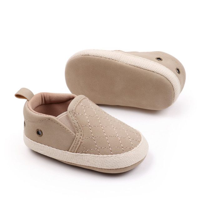 Pantofiori crem tip mocasini - Striations