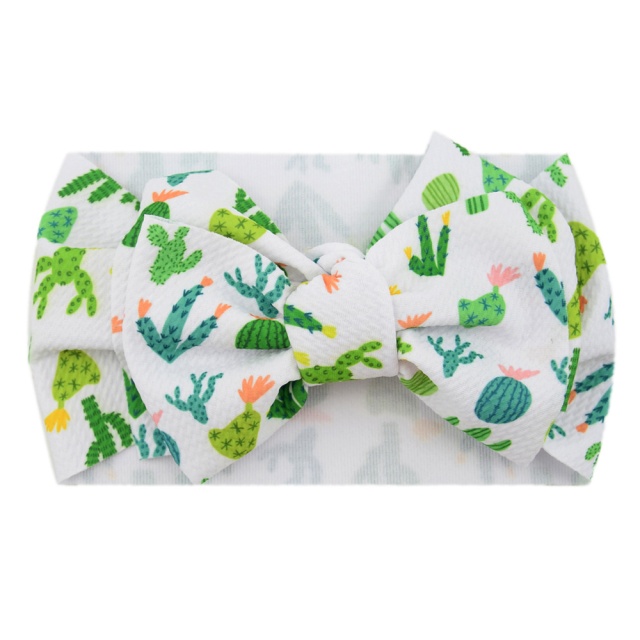 Bentita lata cu fundita cu diverse imprimeuri colorate - Model 10