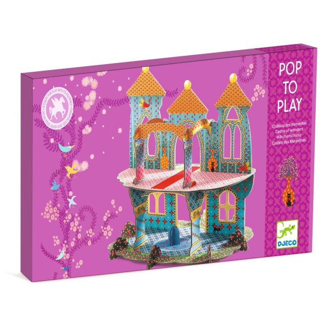 Joc de construit Pop to play Castelul vrajit 3D, Djeco