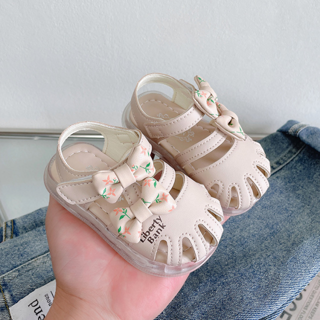 Sandale ivoire pentru fetite - Liberty Baby