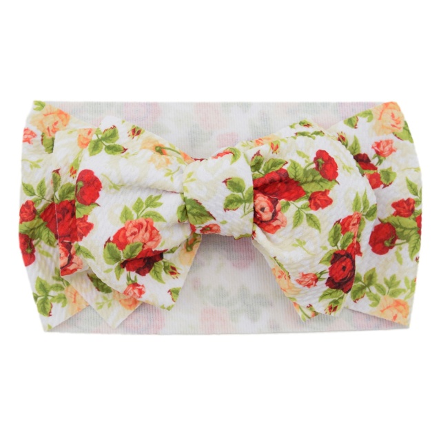 Bentita lata cu fundita cu diverse imprimeuri colorate - Model 20