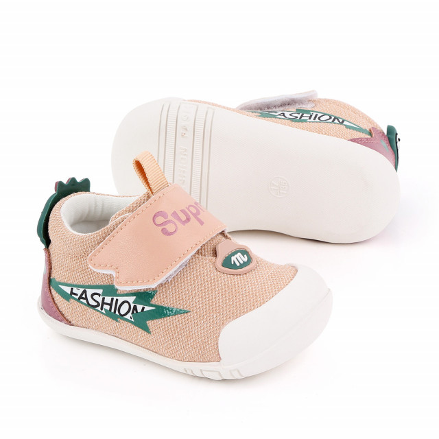 Pantofi roz somon pentru fetite - Dino