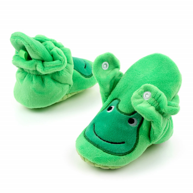 Superbebeshoes Botosei pentru bebelusi - green frog