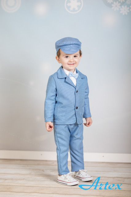 Costum elegant - Blue&White