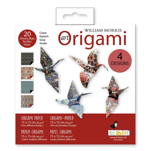 Origami cocori design William Morris, Fridolin