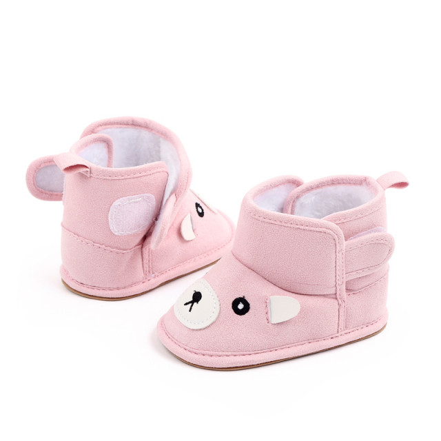 Cizmulite pentru fetite - Pink teddy