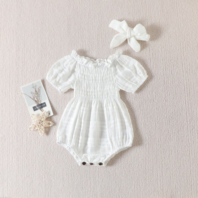 Body alb cu bentita asortata - Lylly