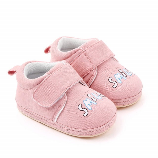 Pantofiori roz pudra pentru fetite - Smile