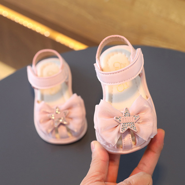 Sandale roz pentru fetite - Star