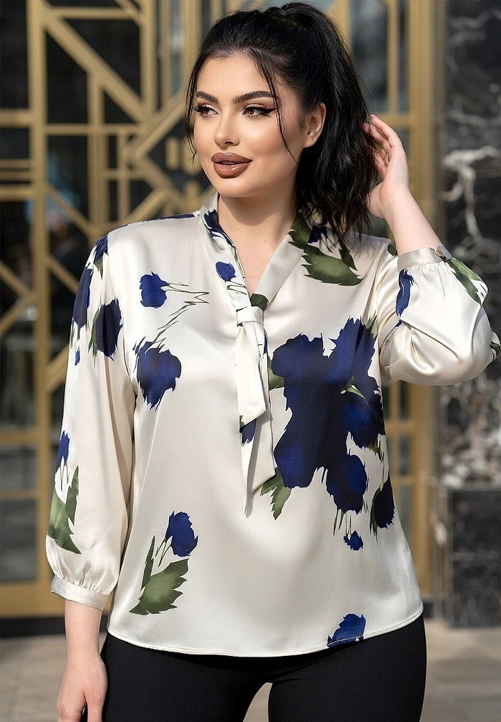 rochii din matase Bluza Din Matase Bellissima 25010-08