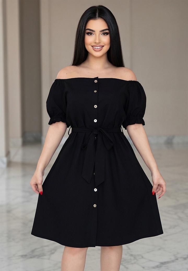 monkey shoulder Rochie Leyla 4290-01
