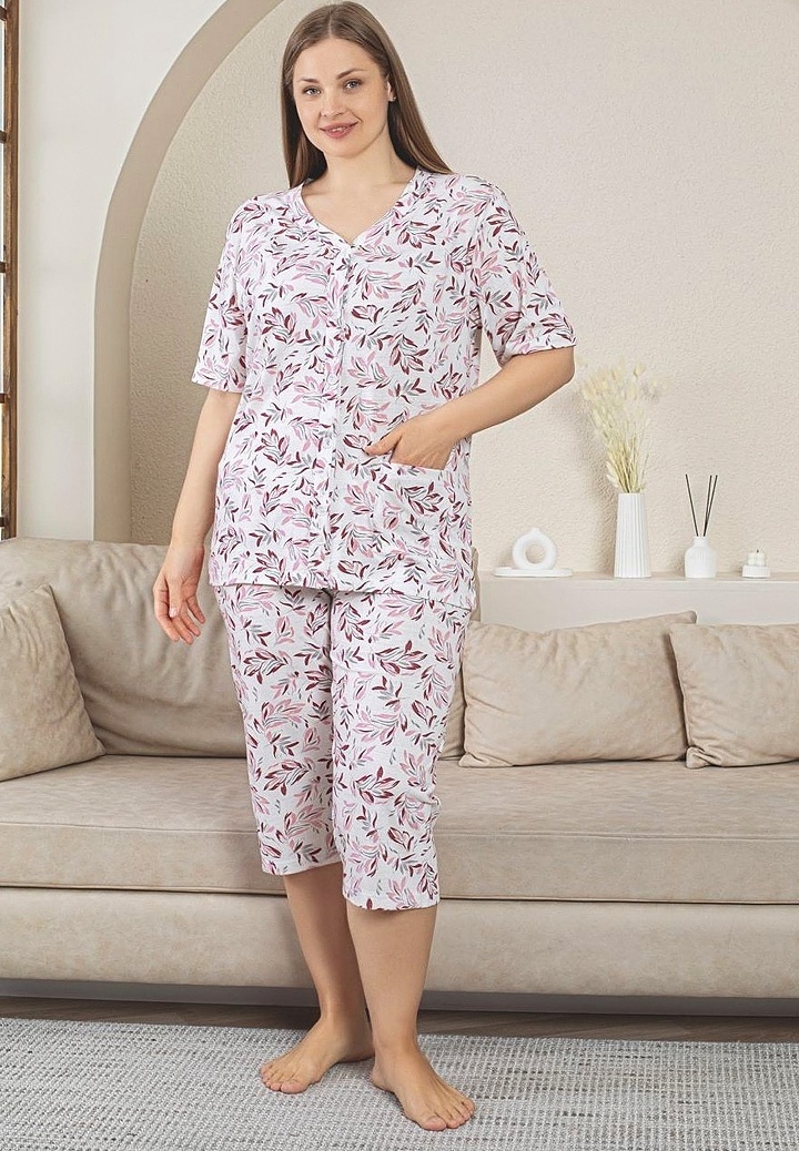 aparat masura curent Pijama Dama Masura Mare Berfin 9004-01
