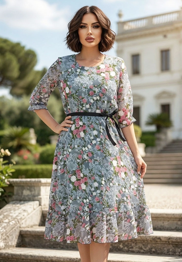 fusta Rochie Azure Ofelia 08