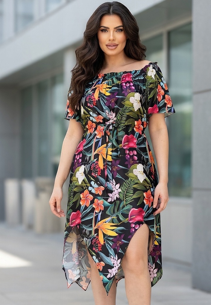 monkey shoulder Rochie Leyla 4267-01