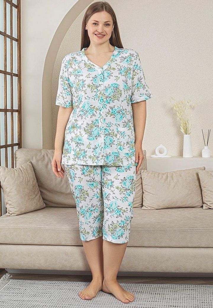 aparat masura curent Pijama Dama Masura Mare Berfin 9003-01