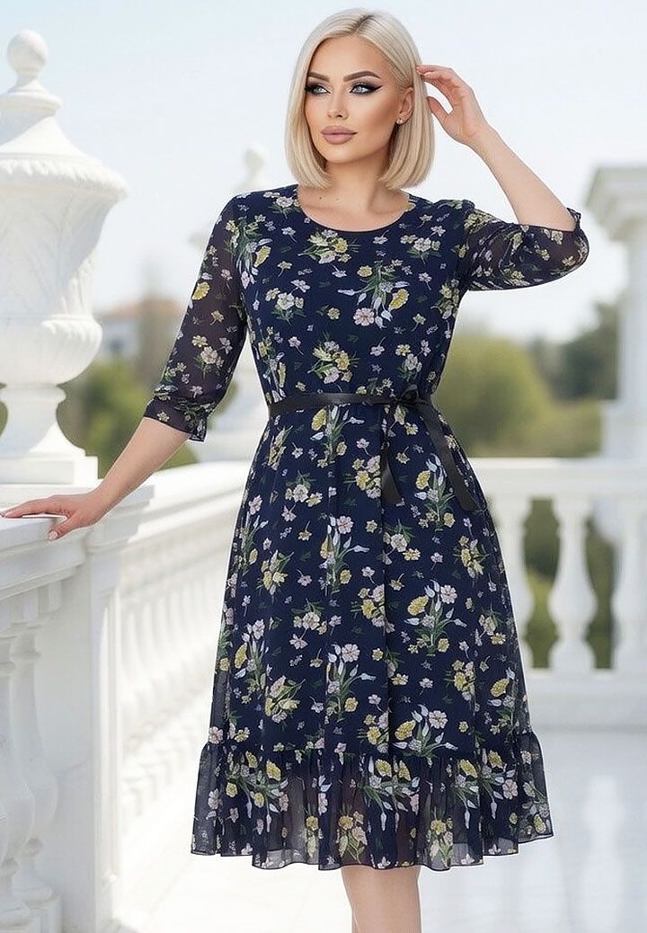 fusta Rochie Azure Ofelia 09