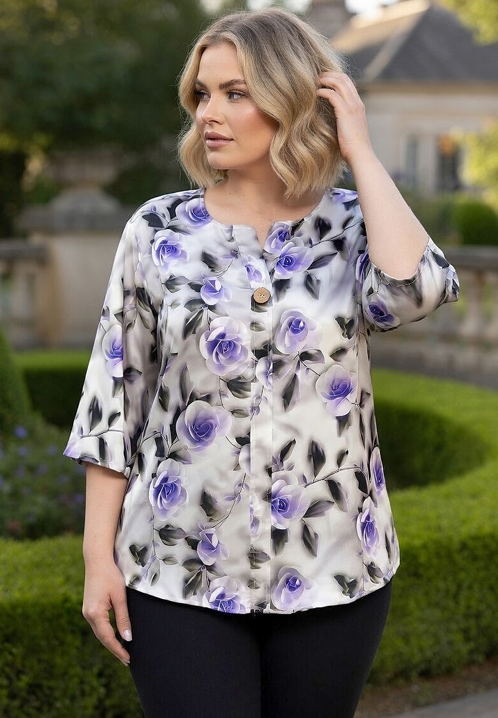 rochii din matase Bluza Din Matase Bellissima 25020-04